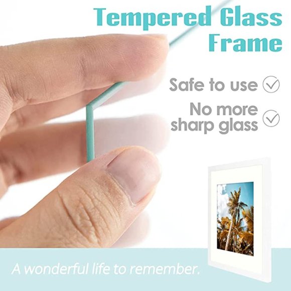 BRAND NEW Frametory Set of 6 - 11x14 White Picture Frame Made to Display 8x10 - Picture 6 of 8